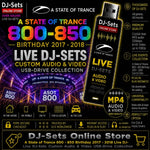 A State of Trance ASOT 800 - 850 Audio & Video 32GB USB SPECIAL DJ-Sets Compilation (2017 - 2018)