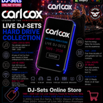 Carl Cox Live House & Techno Audio & Video DJ-Sets 500GB PORTABLE USB3 HARD DRIVE (1989 - 2026)