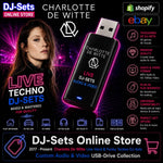 Charlotte De Witte Techno Audio & Video DJ-Sets Compilation - 128GB USB Special