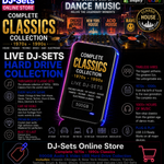 COMPLETE CLASSICS COLLECTION - Live DJ-Sets 500GB USB3 HARD DRIVE
