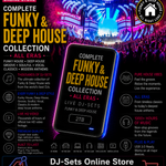 COMPLETE FUNKY & DEEP HOUSE COLLECTION - Live Audio & Video DJ-Sets 2TB USB3 HARD DRIVE