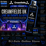 Creamfields Festival UK Events DJ-Sets Compilation - 64GB USB Special (1998 - 2025)