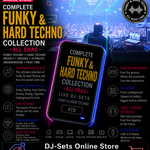 COMPLETE FUNKY & HARD TECHNO COLLECTION - Live Audio & Video DJ-Sets 4TB USB3 HARD DRIVE