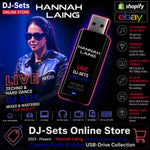 Hannah Laing Techno Audio & Video DJ-Sets Compilation - 32GB USB Special