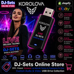 Korolova Techno & Progressive Audio & Video DJ-Sets Compilation - 256GB USB Special